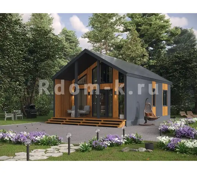 Коттедж 6х9м «Вивальди»